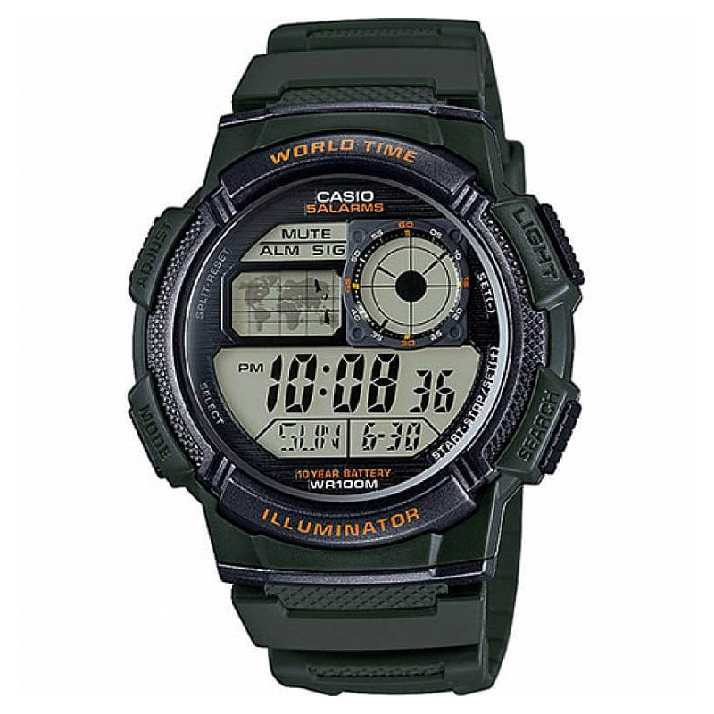 Montre Homme Casio Vert AE-1000W-3AVEF