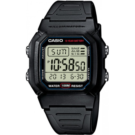 Montre Homme Casio Noir W-800H-1AVES