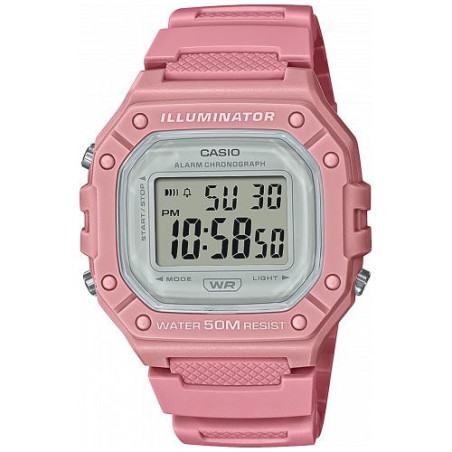 Montre CASIO ILLUMINATOR ROSE W-218HC-4AVEF