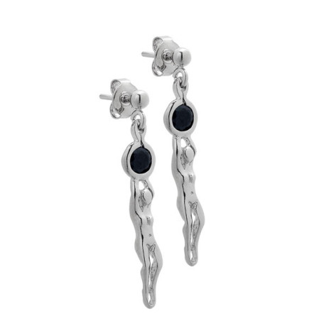 Boucles d'oreilles Jourdan Bijoux AJS 064 N Femme Argent