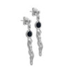 Boucles d'oreilles Jourdan Bijoux AJS 064 N Femme Argent