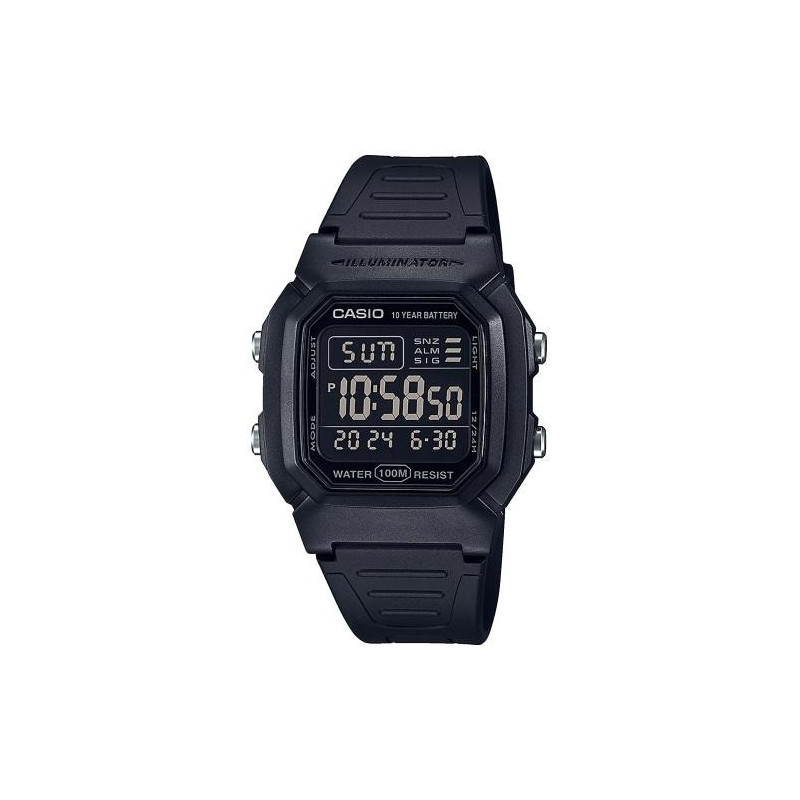 Montre Casio W-800H-1BVES Noir Homme